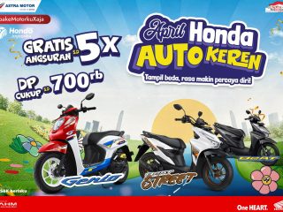 Asmo Sulsel Hadirkan Promo Spesial April Honda Auto Keren: DP Ringan, Gratis 5 Kali Angsuran