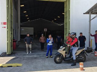 Edukasi Safety Riding, Asmo Sulsel Sasar Karyawan PT Kubota Makassar