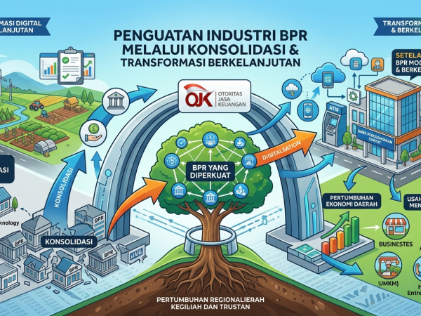 OJK Perkuat Industri BPR Lewat Konsolidasi dan Transformasi Berkelanjutan