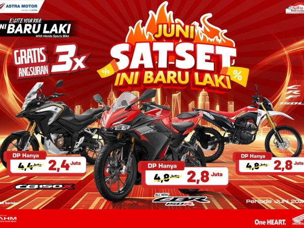 Juni Satset Pakai Honda, Asmo Sulsel Hadirkan Promo DP Mulai Rp700 Ribuan