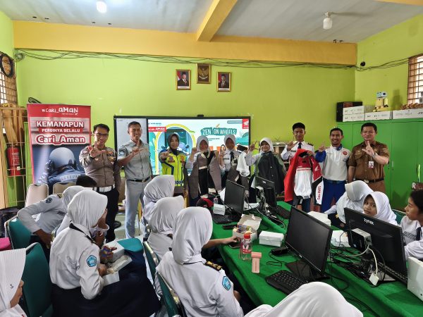 Asmo Sulsel Gandeng Polres Gowa dan Jasa Raharja Edukasi Safety Riding di Kalangan Pelajar