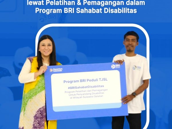 Bank BRI Konsisten Berdayakan dan Kembangkan Sahabat Disabilitas