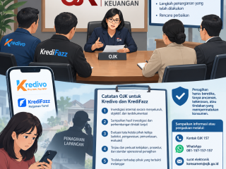 OJK Dalami Dugaan Pelanggaran Etika Penagihan Kredivo dan KrediFazz