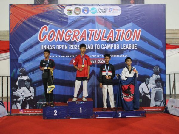 Mengenal Muh. Fikry, Atlet Muda SMPN 9 Kendari Jawara Taekwondo Unhas Open 2026